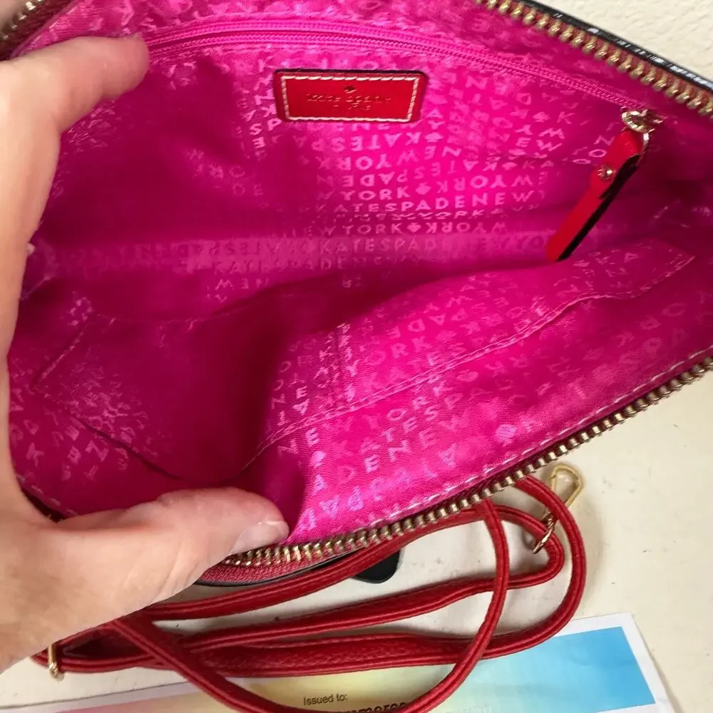 EUC Kate Spade New York Wellesley Byrd handbag with COA